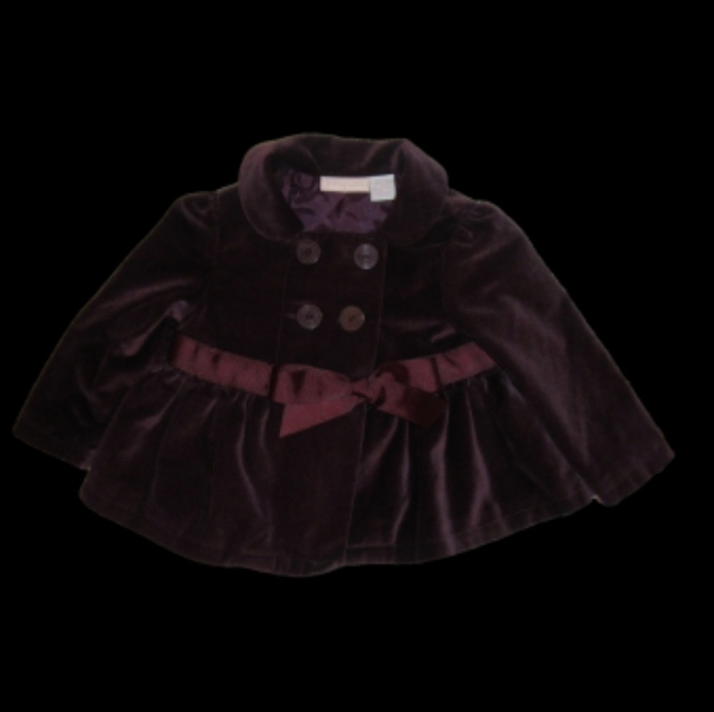 First Impressions Velvet Buttom Up Jacket Cardigan
